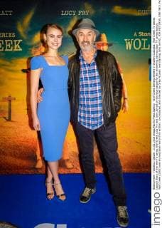 Wolf Creek Serienpremiere in Sydney Australia: Wolf Creek TV Series Launch Stars of the new TV series Wolf Creek Lucy Fry and John Jarratt on the blue carpet for the streaming service Stan TV series launch. Wolf Creek (2005) was an Australian horror film written, co-produced, and directed by Greg McLean, and starring John Jarratt. FOR EDITORIAL USE ONLY.Pacific Press Agency  HughxPeterswald