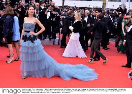 69. Festival de Cannes - Cafe Society Filmpremiere 69th Cannes Film Festival 2016, Red Carpet film Cafe Society . Pictured: Bianca Balti  SimonexComi Cannes
