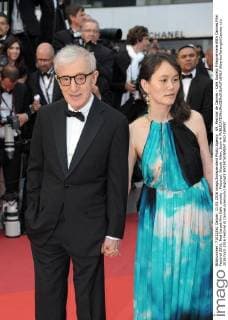 69. Festival de Cannes - Cafe Society Filmpremiere 69th Cannes Film Festival 2016, Red Carpet film Cafe society . Pictured: Woody Allen, Soon Hi  AlbertoxTerenghi Cannes