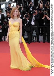 69. Festival de Cannes - Cafe Society Filmpremiere 69th Cannes Film Festival 2016, Red Carpet film Cafe society . Pictured: Jessica Chastain  AlbertoxTerenghi Cannes
