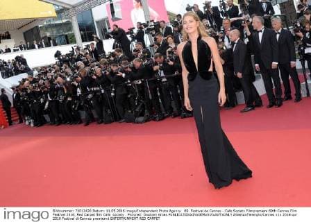 69. Festival de Cannes - Cafe Society Filmpremiere 69th Cannes Film Festival 2016, Red Carpet film Cafe society . Pictured: Doutzen Kroes  AlbertoxTerenghi Cannes