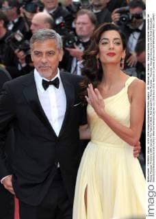 69. Festival de Cannes - George Clooney und Amal Alamuddin bei Money Monster Premiere 69th Cannes Film Festival 2016, Red Carpet film Money Monster . Pictured: George Clooney and wife Amal Alamuddin  AlbertoxTerenghi Cannes