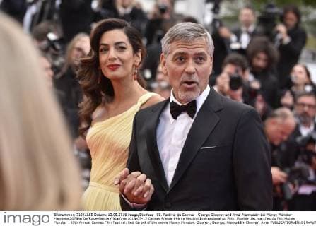 69. Festival de Cannes - George Clooney und Amal Alamuddin bei Money Monster Premiere 207546 De Rosa-Garcia Starface 2016-05-12 Cannes France 69ème Festival International du Film. Montée des marches du film Money Monster . 69th Annual Cannes Film Festival. Red Carpet of the movie Money Monster. Clooney, George; Alamuddin-Clooney, Amal  Copyright: xDexRosa-Garciax xStarfacex STAR_207546_253