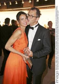 Gerit Kling mit Freund Wolfram Becker bei der 24. Verleihung des Deutschen Parfumpreises Duftstars 2016 im Kraftwerk. Berlin, 12.05.2016 Foto:xS.xGabschx xFuturexImage