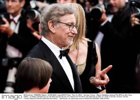 May 14, 2016 - Cannes, France - Steven Spielberg attends The BFG (Le Bon Gros Geant - Le BGG) premiere during the 69th annual Cannes Film Festival at the Palais des Festivals on May 14, 2016 in Cannes, France. Cannes France  - ZUMAn230