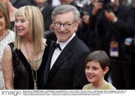 May 14, 2016 - Cannes, France - Kate Capshaw, Steven Spielberg, Ruby Barnhill attend The BFG (Le Bon Gros Geant - Le BGG) premiere during the 69th annual Cannes Film Festival at the Palais des Festivals. Cannes France - ZUMAc162