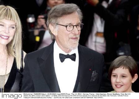 May 14, 2016 - Cannes, France - Kate Capshaw, Steven Spielberg, Ruby Barnhill attend The BFG (Le Bon Gros Geant - Le BGG) premiere during the 69th annual Cannes Film Festival at the Palais des Festivals. Cannes France - ZUMAc162