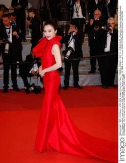 CANNES, FRANCE - MAY 14: (CHINA OUT) Actress Liu Xiaoqian attends Japanese film Mademoiselle screening during 69th Cannes Film Festival on May 14, 2016 in Cannes, France.  CFP484485663