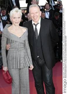 Tonie Marshall, Jean Paul Gaultier Cannes 15 05 2016 69th cannes film festival Red Carpet of the movie Mal De Pierres in the picture Tonie Marshall and fashion designer Jean Paul Gaultier  0