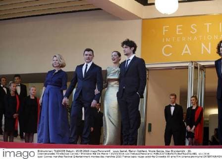 Louis Garrel, Marion Cotillard, Nicole Garcia, Alex Brendemühl - 69. Internationales Filmfestival Cannes - Premiere Mal De Pierre - 15 05 2016 LoicThebaud Panoramic 