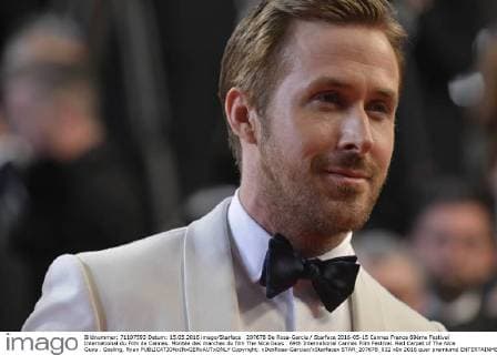 207678 De Rosa-Garcia Starface 2016-05-15 Cannes France 69ème Festival International du Film de Cannes. Montée des marches du film The Nice Guys . 69th International Cannes Film Festival. Red Carpet of The Nice Guys . Gosling, Ryan  Copyright: xDexRosa-Garciax xStarfacex STAR_207678_032