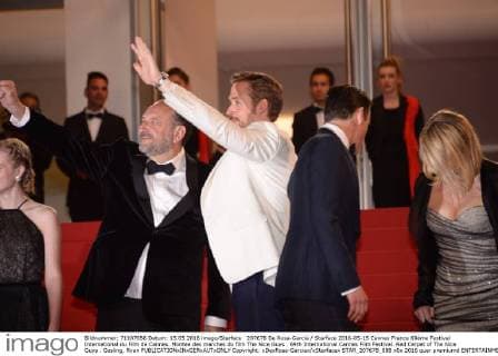 207678 De Rosa-Garcia Starface 2016-05-15 Cannes France 69ème Festival International du Film de Cannes. Montee des marches du film The Nice Guys . 69th International Cannes Film Festival. Red Carpet of The Nice Guys . Gosling, Ryan  Copyright: xDexRosa-Garciax xStarfacex STAR_207678_088