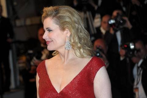 69th Cannes Film Festival 2016, Red Carpet film The nice guys . Pictured: Geena Davis  AlbertoxTerenghi Cannes
