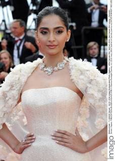 69th Cannes Film Festival 2016, Red Carpet film Loving . Pictured: Sonam Kapoor  AlbertoxTerenghi Cannes