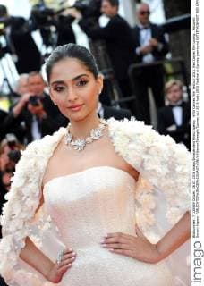 69th Cannes Film Festival 2016, Red Carpet film Loving . Pictured: Sonam Kapoor  AlbertoxTerenghi Cannes