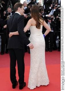 69th Cannes Film Festival 2016, Red Carpet film Loving . Pictured: Colin Firth, Livia Giuggioli  AlbertoxTerenghi Cannes