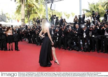 Toni Garrn attending the Loving premiere during the 69th Cannes Film Festival at the Palais des Festivals in Cannes on May 16, 2016 Foto:xD.xBedrosianx xFuturexImage