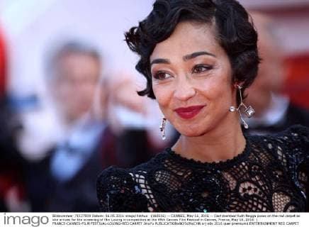 (160516) -- CANNES, May 16, 2016 -- Cast member Ruth Negga poses on the red carpet as she arrives for the screening of film Loving in competition at the 69th Cannes Film Festival in Cannes, France, May 16, 2016. ) FRANCE-CANNES-FILM FESTIVAL-LOVING-RED CARPET JinxYu 