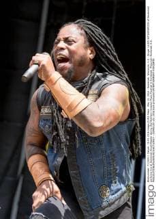 May 15, 2016 - Somerset, Wisconsin, U.S - Singer LAJON WITHERSPOON of Sevendust performs live at Somerset Amphitheater during the Northern Invasion Music Festival in Somerset, Wisconsin Somerset U.S. - ZUMAs135