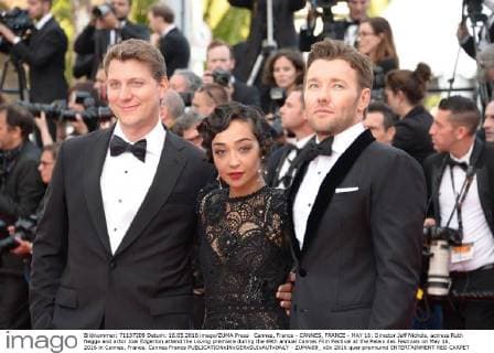 Cannes, France - CANNES, FRANCE - MAY 16: Director Jeff Nichols, actress Ruth Negga and actor Joel Edgerton attend the Loving premiere during the 69th annual Cannes Film Festival at the Palais des Festivals on May 16, 2016 in Cannes, France. Cannes France - ZUMAi09_