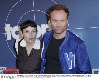 Berlin, Premiere inklusive Fototermin. Der neue Berliner Tatort: Wir Ihr Sie Foto: Meret Becker, Mark Waschke