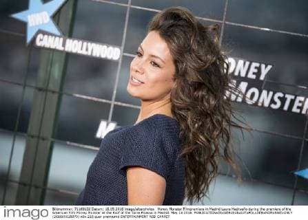 Money Monster Filmpremiere in Madrid Laura Madrueño during the premiere of the American Film Money Monster at the Roof of the Torre Picasso in Madrid. May 18 2016.  (201605018079)