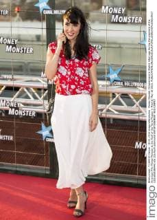 Money Monster Filmpremiere in Madrid Alba Lago during the premiere of the American Film Money Monster at the Roof of the Torre Picasso in Madrid. May 18 2016.  (201605018044)