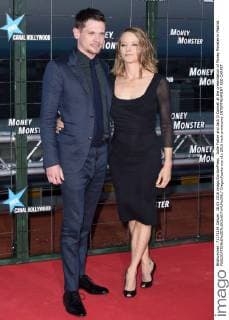 Jodie Foster and Jack O Connell at the presentation of Money Monster in Madrid.  DiegoxPuerta