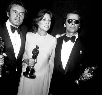 OSCARS. Bester Hauptdarsteller. Preisträger 1971-1980 Jan. 1, 2011 - ACADEMY AWARDS OSCARS (48TH).MILOS FORMAN, LOUISE FLETCHER AND JACK NICHOLSON.1976. 2124. - ZUMAg49_