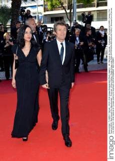 69. Festival de Cannes: Graduation Filmpremiere 69th Cannes Film Festival 2016, Red Carpet film Bacalaureat . Pictured: Willem Dafoe, Giada Colagrande  SimonexComi Cannes