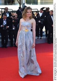 69. Festival de Cannes: Graduation Filmpremiere 69th Cannes Film Festival 2016, Red Carpet film Bacalaureat . Pictured: Maria Dragus  SimonexComi Cannes