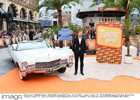 May 19, 2016 - London, London, UK - RYAN GOSLING attends The Nice Guys UK film premiere. London, UK. London UK  - ZUMAl94_