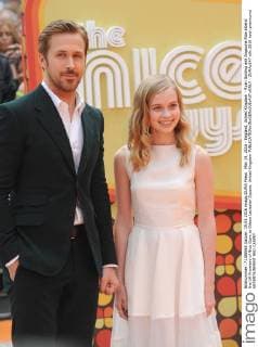 May 19, 2016 - England, United Kingdom - Ryan Gosling and Angourie Rice attend the UK Premiere of Nice Guys at Odeon Leciester Square. United Kingdom - ZUMAs147