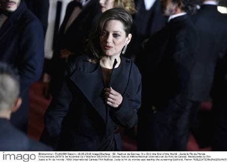 69. Festival de Cannes: It s Only the End of the World - Juste la Fin du Monde Filmpremiere 207871 De Rosa-Garcia Starface 2016-05-20 Cannes France 69ème Festival International du Film de Cannes. Redescente du film Juste la fin du monde . 69th International Cannes Film festival. Juste la fin du monde cast leaving the screening Cotillard, Marion  Copyright: xDexRosa-Garciax xStarfacex STAR_207871_041