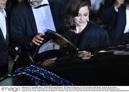 69. Festival de Cannes: It s Only the End of the World - Juste la Fin du Monde Filmpremiere 207871 De Rosa-Garcia Starface 2016-05-20 Cannes France 69ème Festival International du Film de Cannes. Redescente du film Juste la fin du monde . 69th International Cannes Film festival. Juste la fin du monde cast leaving the screening Cotillard, Marion  Copyright: xDexRosa-Garciax xStarfacex STAR_207871_048