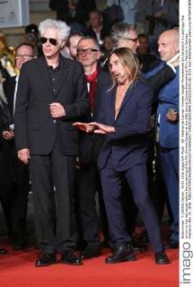 69. Festival de Cannes: Gimme Danger Filmpremiere Jim Jarmusch (L) and Iggy Pop arrive on the red carpet before the screening of the film Gimme Danger at the 69th annual Cannes International Film Festival in Cannes, France on May 19, 2016.  CAN20160519845 DAVIDxSILPA