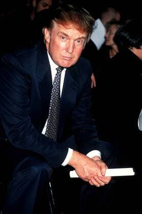 Jan. 1, 2011 - K10353RHART .MARC JACOBS SPRING 98 FASHION SHOW .DONALD TRUMP. ROSE HARTMAN 1997 - ZUMAg49_