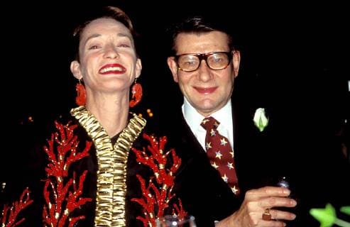 L9225RH SD0912.YVES SAINT LAURENT PARTY FOR CHAMPAGNE .LOULOU DE LA FALAISE_YVES ST. LAURENT. ROSE HARTMAN 1994 - ZUMAg49_