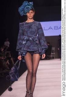 Colombia: Bogota Fashion Week 2016 Daniella Batlle Daniella Batlle collection with classic and sophisticated touches celebrates femininity in pink, purple and flowers during the Bogota Fashion Week.  DanielxGarzon