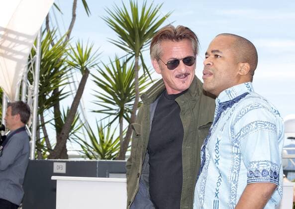 Zubin Cooper,Sean Penn - Cannes 20 05 2016 69th cannes film festival Photocall of the film The Last face in the picture sean Penn and Zubin Cooper  0