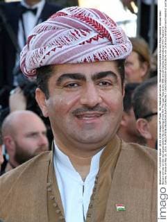 69. Festival de Cannes: Peshmerga Filmpremiere Kurdish Major General Serwan Sabir Barzani arrives on the red carpet before the screening of the film The Last Face at the 69th annual Cannes International Film Festival in Cannes, France on May 20, 2016.  CAN20160520839 DAVIDxSILPA