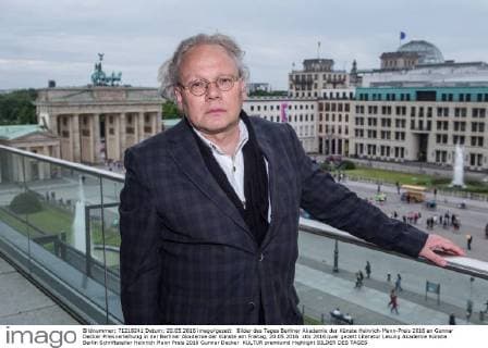 Bilder des Tages Berliner Akademie der Künste Heinrich-Mann-Preis 2016 an Gunnar Decker Preisverleihung in der Berliner Akademie der Künste am Freitag, 20.05.2016