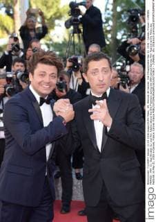 69. Festival de Cannes: Elle Filmpremiere May 11, 2016 - Cannes, France - CANNES, FRANCE - MAY 21: Gad Elmaleh (L) and Kev Adams attend the Elle Premiere during the 69th annual Cannes Film Festival at the Palais des Festivals on May 21, 2016 in Cannes, France. Cannes France - ZUMAi09_