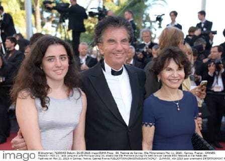69. Festival de Cannes: Elle Filmpremiere May 11, 2016 - Cannes, France - CANNES, FRANCE - MAY 21: Jack Lang and wife Monique Lang (R) attend the Elle Premiere during the 69th annual Cannes Film Festival at the Palais des Festivals on May 21, 2016 in Cannes, France. Cannes France - ZUMAi09_