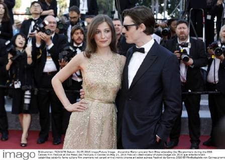 Alexandra Maria Lara and Sam Riley attending the Elle premiere during the 69th Cannes Film Festival at the Palais des Festivals in Cannes on May 21, 2016 Foto:xD.xBedrosianx xFuturexImage