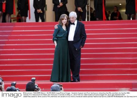 Isabelle Huppert and Paul Verhoeven attending the Elle premiere during the 69th Cannes Film Festival at the Palais des Festivals in Cannes on May 21, 2016 Foto:xD.xBedrosianx xFuturexImage