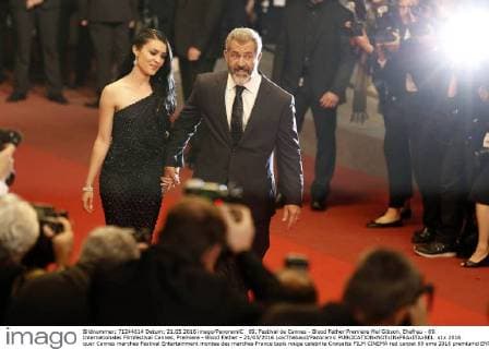 69. Festival de Cannes - Blood Father Premiere Mel Gibson, Ehefrau - 69. Internationales Filmfestival Cannes, Premiere - Blood Father - 21 05 2016 LoicThebaud Panoramic 