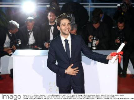 69. Festival de Cannes: Preisverleihung Xavier Dolan arrives at the award photo call after receiving the Grand Prix prize for the film It s Only the End of the World during the 69th annual Cannes International Film Festival in Cannes, France on May 22, 2016.  CAN20160522748 DAVIDxSILPA