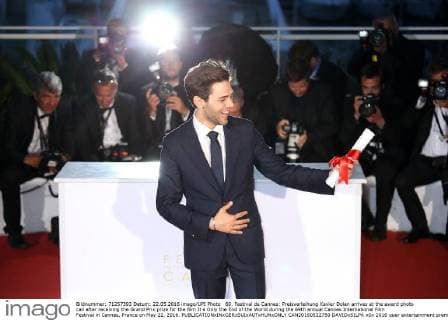 69. Festival de Cannes: Preisverleihung Xavier Dolan arrives at the award photo call after receiving the Grand Prix prize for the film It s Only the End of the World during the 69th annual Cannes International Film Festival in Cannes, France on May 22, 2016.  CAN20160522750 DAVIDxSILPA