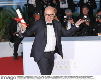 69. Festival de Cannes - Preisträger Juanjo Gimenez arrives at the award photo call after receiving the Palme d Or for the short film Timecode during the 69th annual Cannes International Film Festival in Cannes, France on May 22, 2016.  CAN20160522756 DAVIDxSILPA